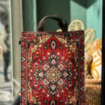 ساک دستی سرو سنتی قرمز زرد