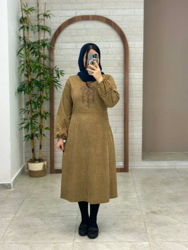 پیراهن جانا کبریتی نسکافه ای