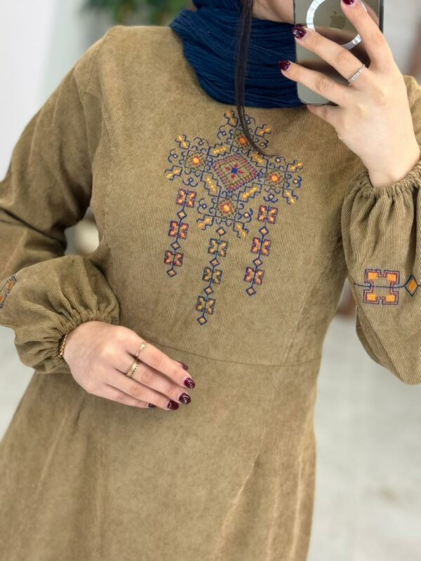 پیراهن جانا کبریتی نسکافه ای