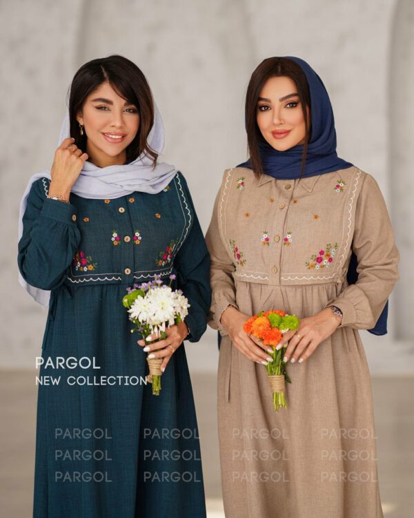 پیراهن ماریا آبی