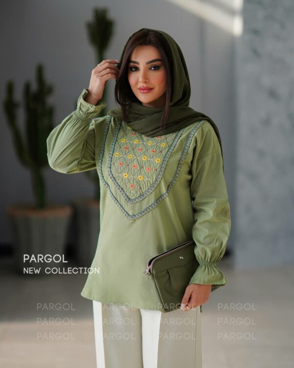 شومیز بانو کاهویی