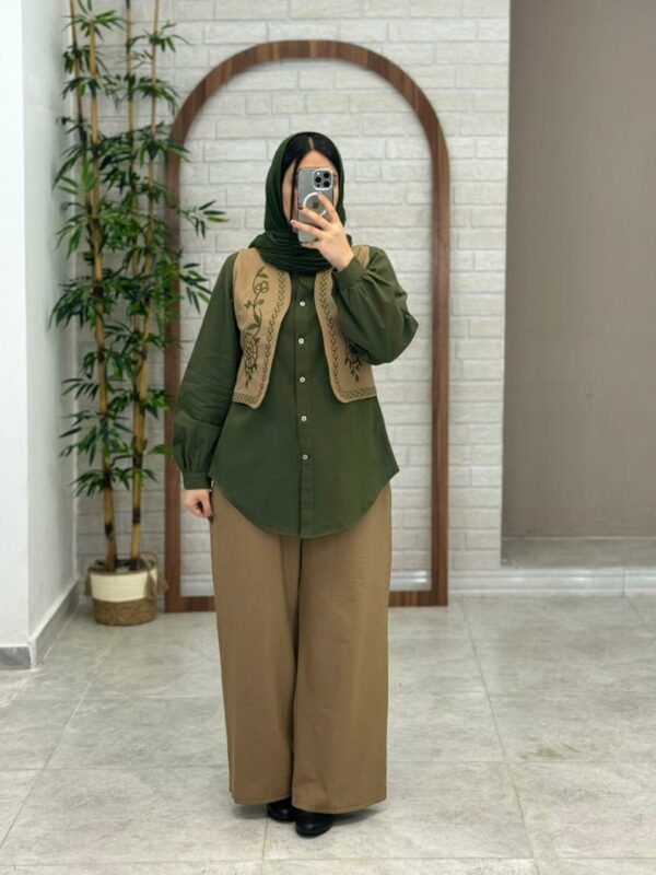 ست سه تیکه سایه نسکافه ای یشمی