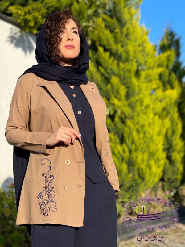 ست سه تیکه لونا نسکافه ای سورمه ای