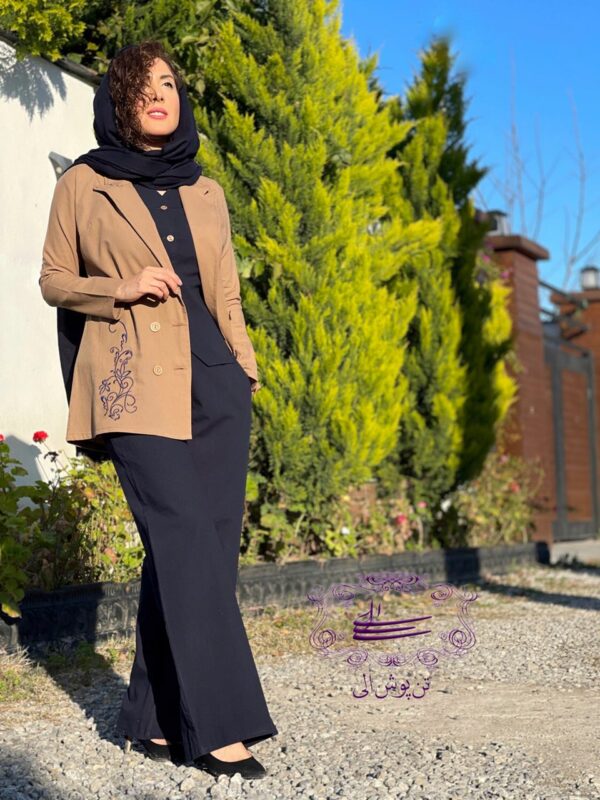 ست سه تیکه لونا نسکافه ای سورمه ای
