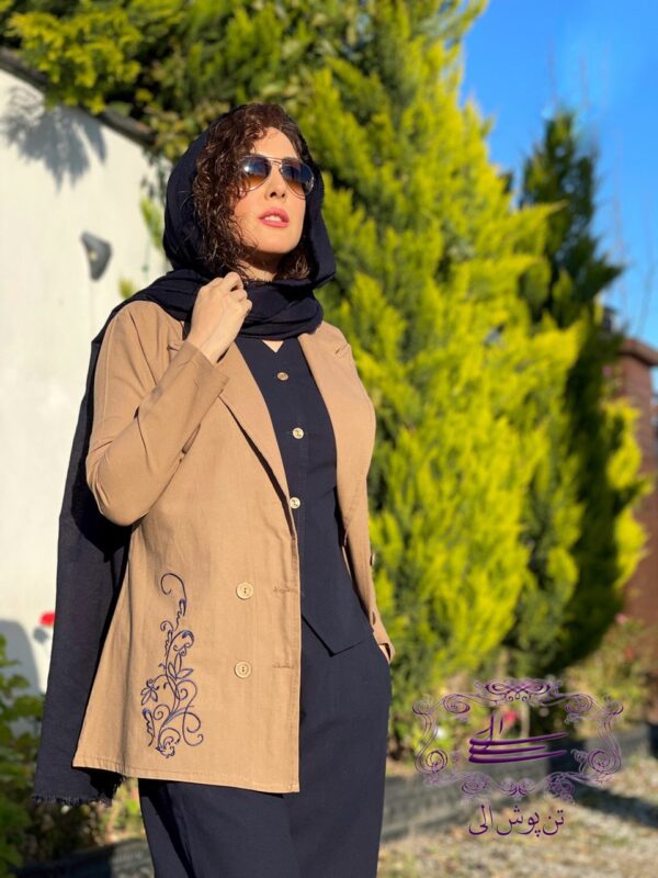 ست سه تیکه لونا نسکافه ای سورمه ای