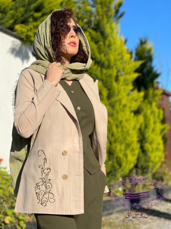 ست سه تیکه لونا استخونی یشمی