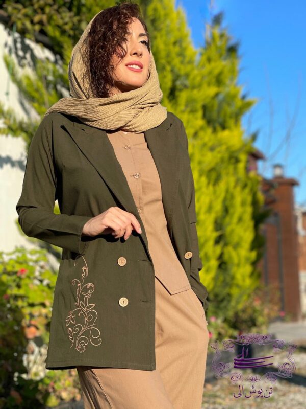 ست سه تیکه لونا یشمی نسکافه ای