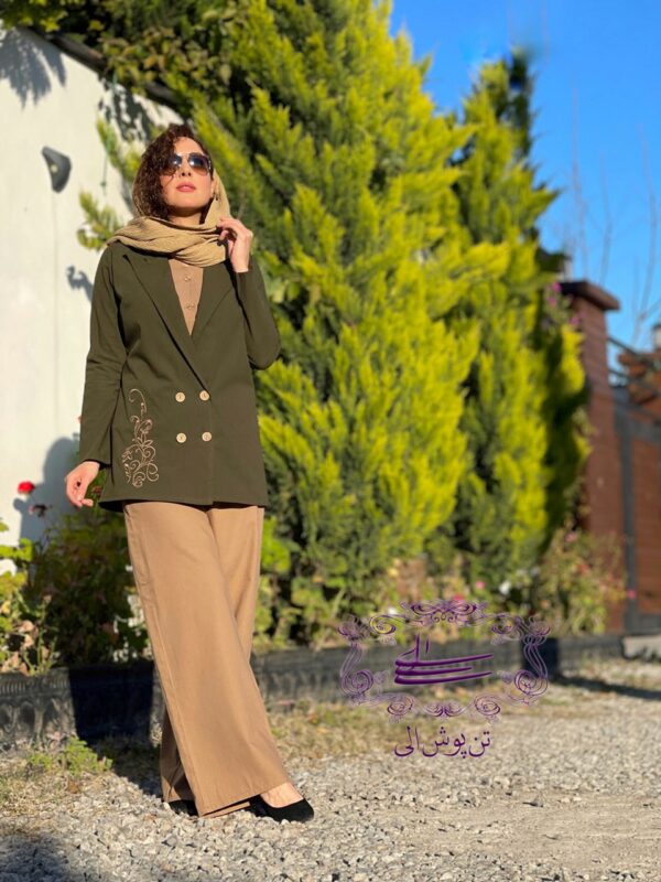 ست سه تیکه لونا یشمی نسکافه ای
