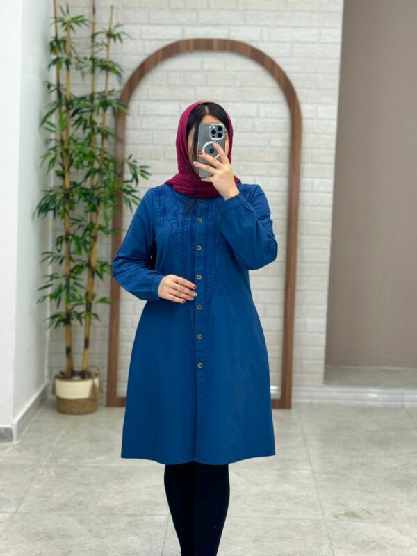 مانتو ماهلین آبی