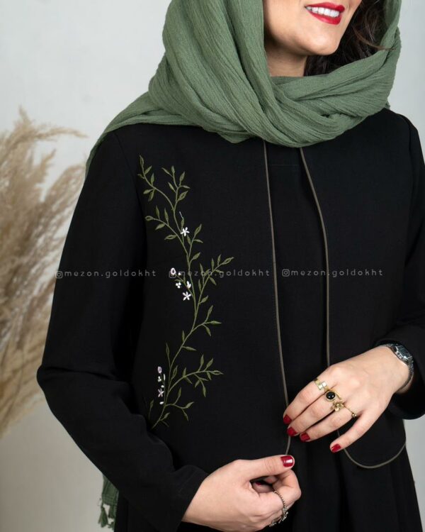 کت سارافون ابریشم مشکی