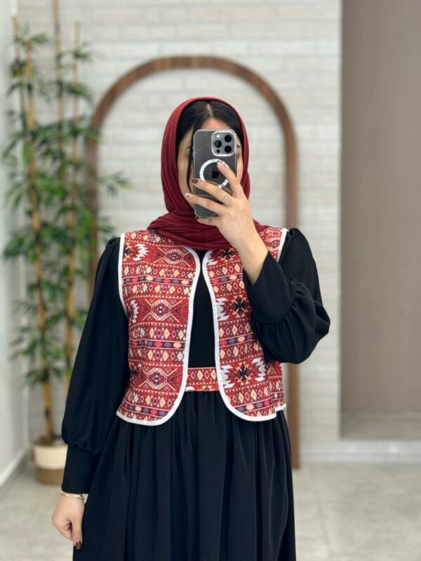 پیراهن جلیقه روشنک مشکی