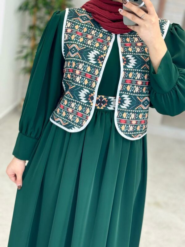 پیراهن جلیقه روشنک کله غازی