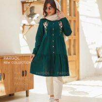 مانتو صنم سبز کله غازی