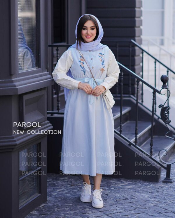 سارافون دلارام آبی روشن