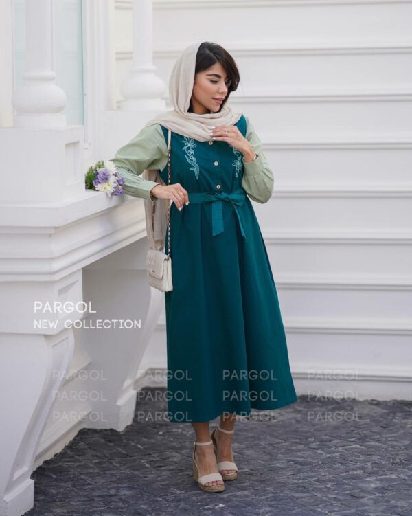 سارافون دلارام سبز یشمی