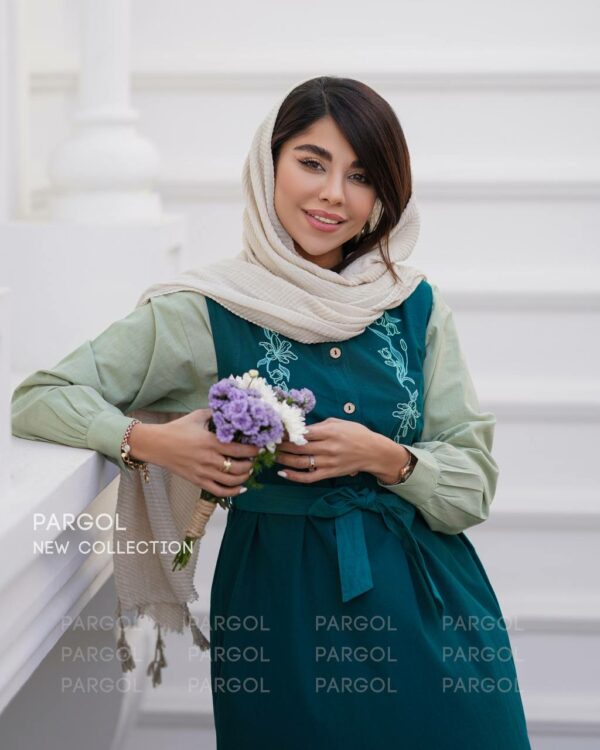 سارافون دلارام سبز یشمی