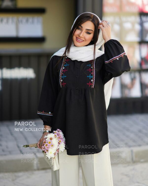 مانتو آویده مشکی