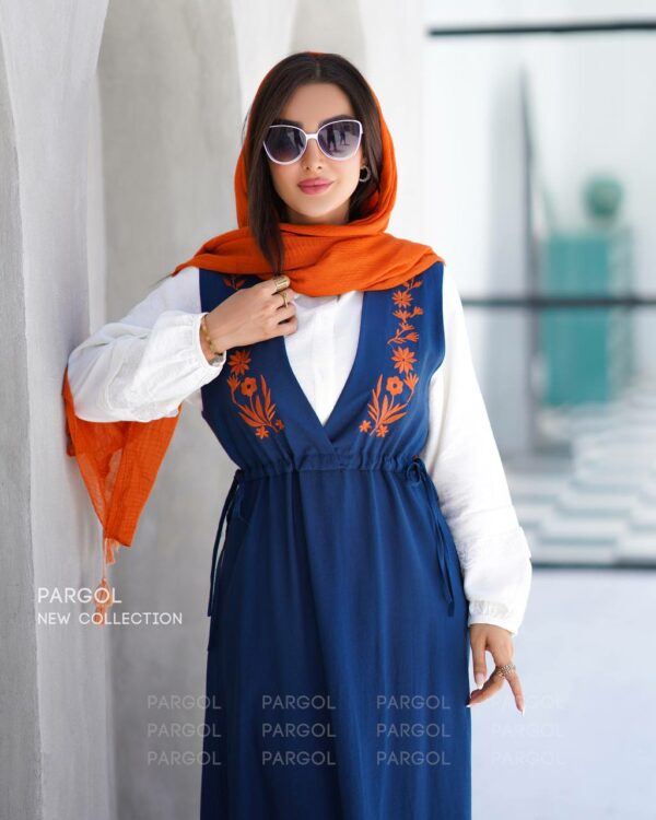 شومیز سارافون آیلین سورمه ای