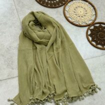 شال الیافی منگوله دار سدری