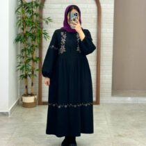مانتو بهار مشکی