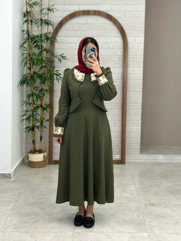 ست کت و سارافون کمند یشمی