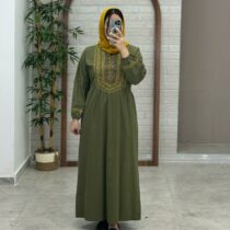 پیراهن گلنار یشمی