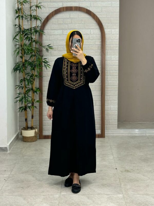پیراهن گلنار مشکی