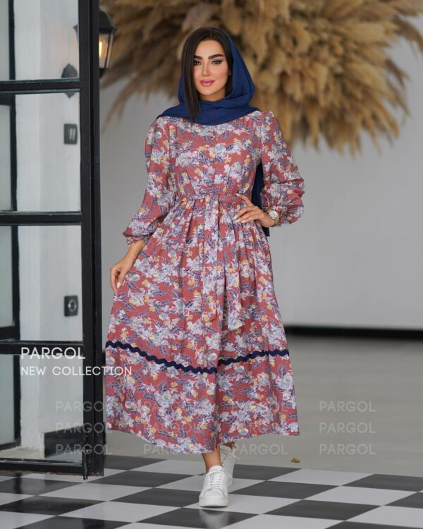 پیراهن سلاله آجری گلی