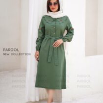 پیراهن شهرزاد سبز ارتشی