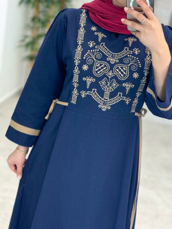 پیراهن آوین سورمه ای