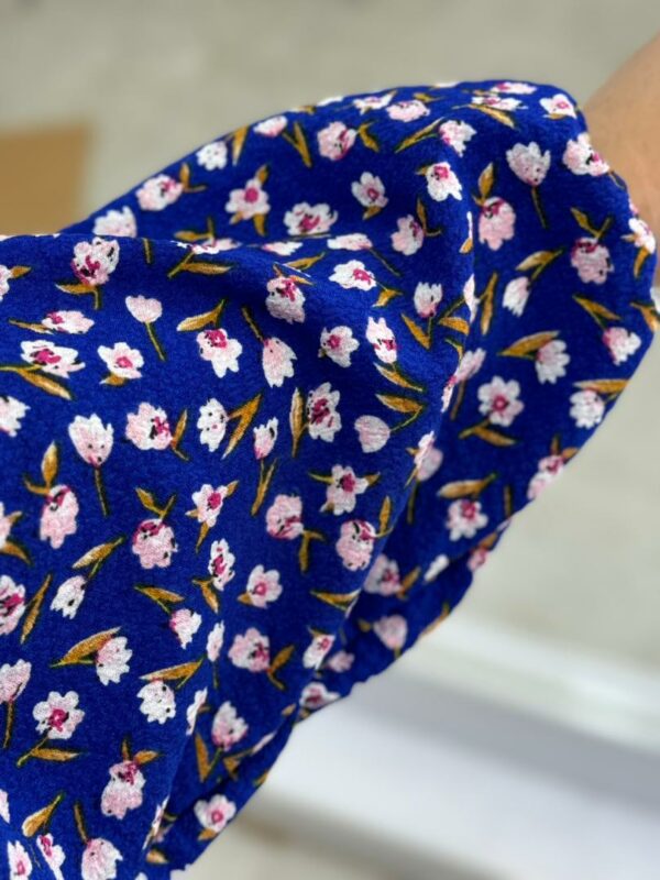 پیراهن بهار آبی سورمه ای
