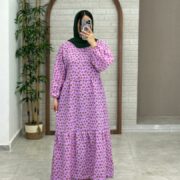 پیراهن بهار بنفش
