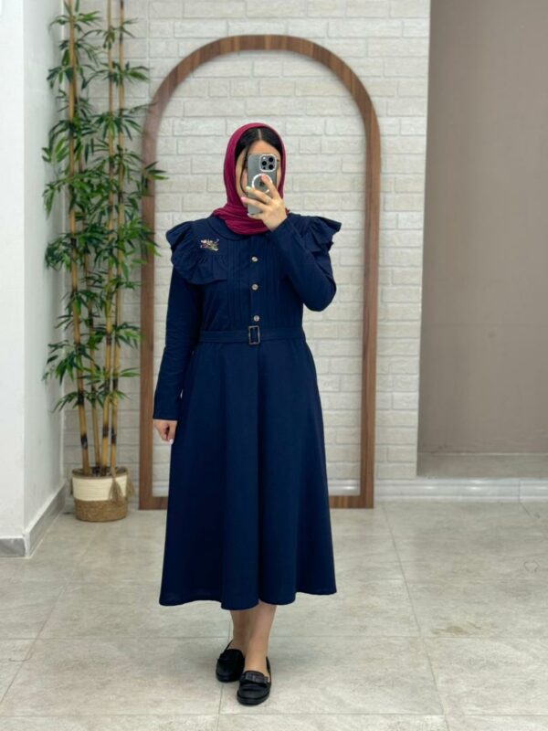 پیراهن دلماه سورمه ای