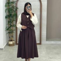 ست سه تیکه رز قهوه ای تیره