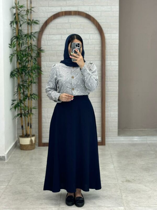 دامن سارگل سورمه ای