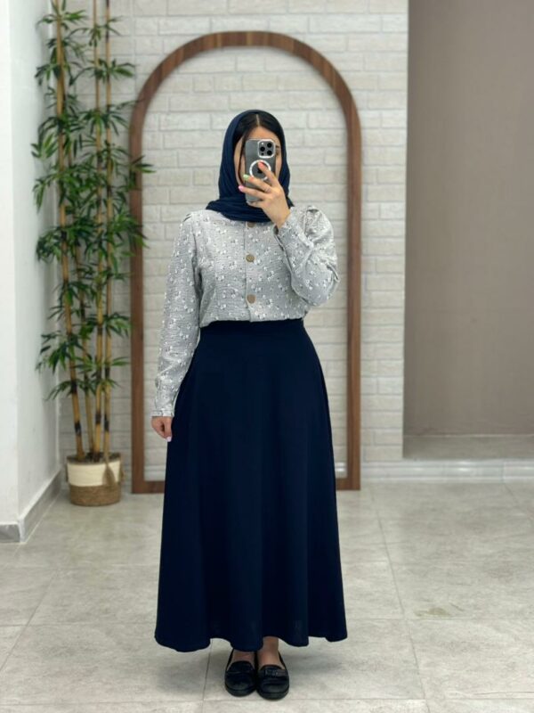دامن سارگل سورمه ای