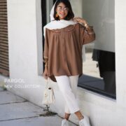 مانتو گلناز شکلاتی