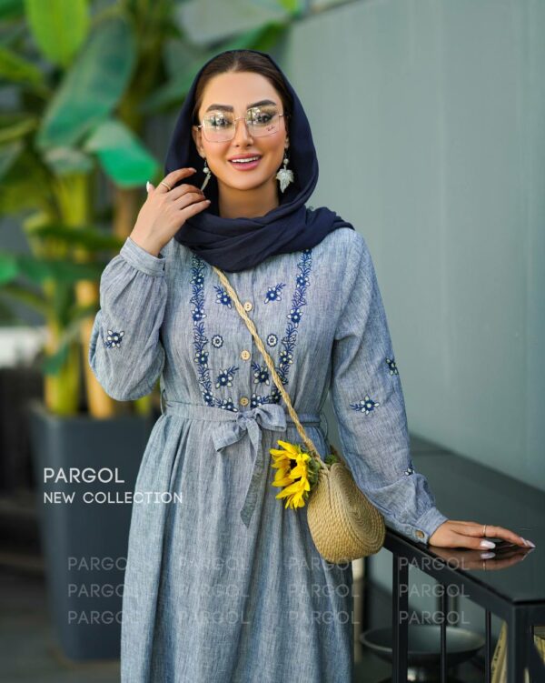 پیراهن پری آبی تیره