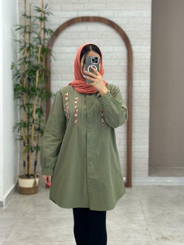 مانتو شایلی یشمی