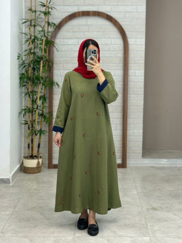 پیراهن طراوت یشمی