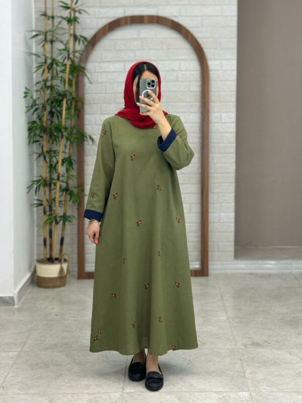پیراهن طراوت یشمی
