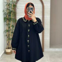 مانتو گلشید مشکی