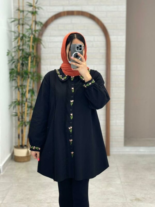 مانتو گلشید مشکی