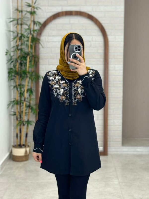 مانتو مشکی لیلیان