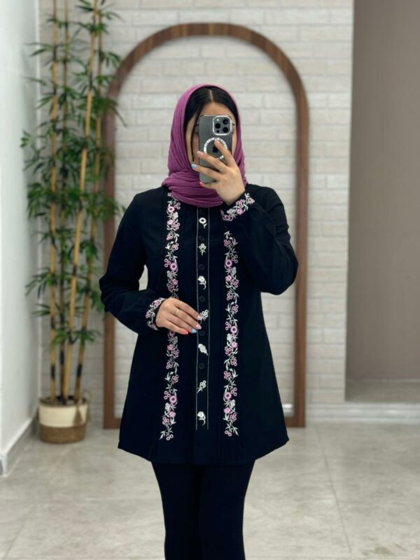 مانتو مشکی آنمون