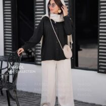 شومیز نیلا مشکی