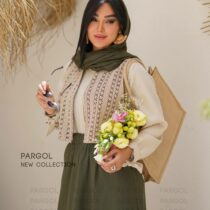 وست و دامن نادیکا سبز ارتشی