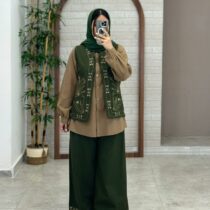 ست سه تیکه دیانا یشمی نسکافه ای