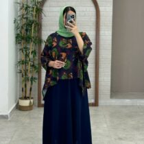 کراپ سایه سورمه ای طرح فیل