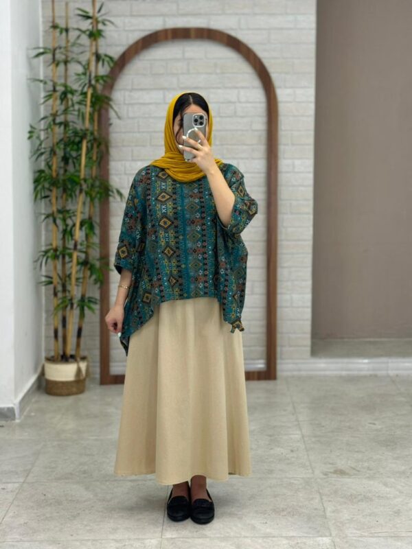 کراپ سایه آبی طرح گلیم